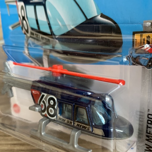 Hot Wheels Proper Chopper Helicopter Metro Hotwheels New 2024 Lets Race Copter - Picture 4 of 6